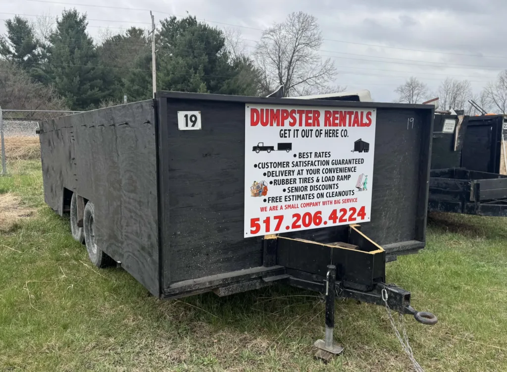 Get It Out Of Here Dumpster Rental Trailer